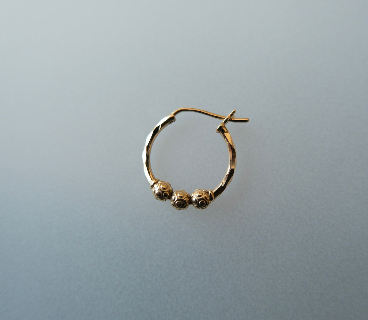 Three Bead Bali Earrings